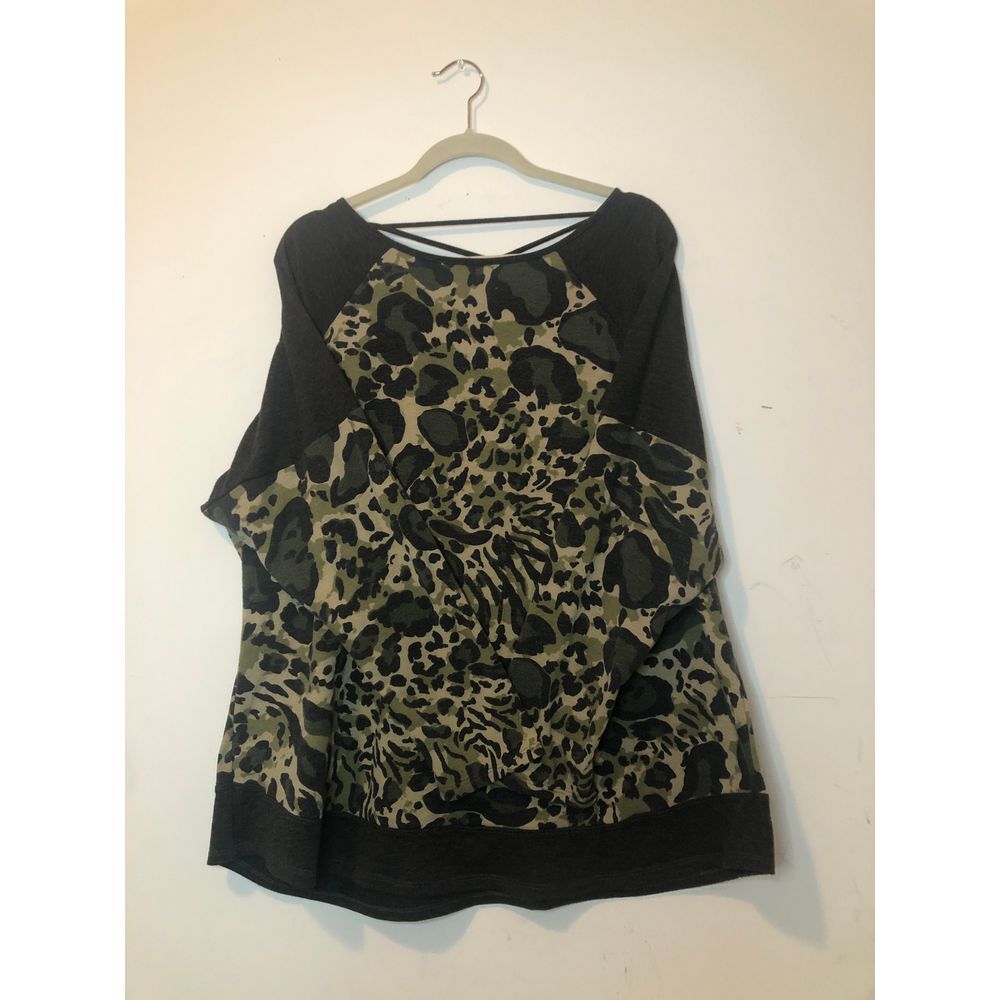 Spin 3X LS Sweater Camo Sporty